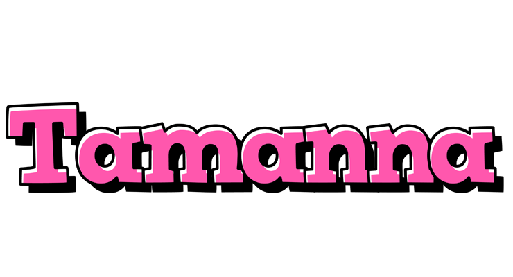 Tamanna girlish logo