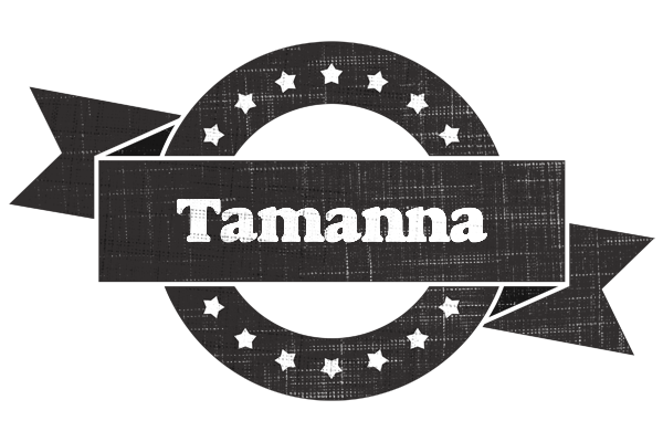 Tamanna grunge logo