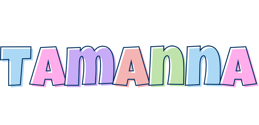 Tamanna pastel logo