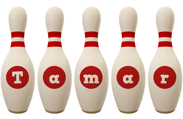 Tamar bowling-pin logo