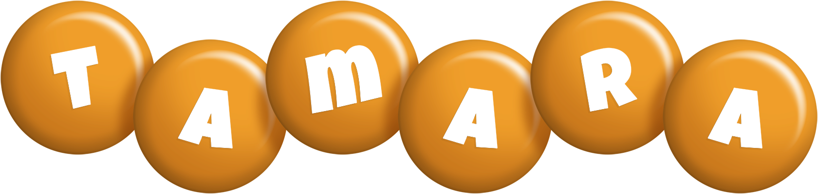 Tamara candy-orange logo
