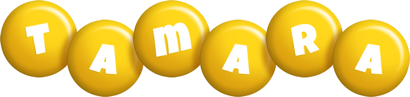 Tamara candy-yellow logo