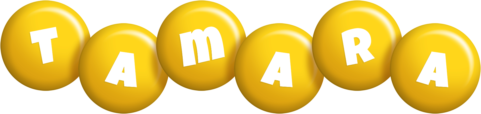 Tamara candy-yellow logo