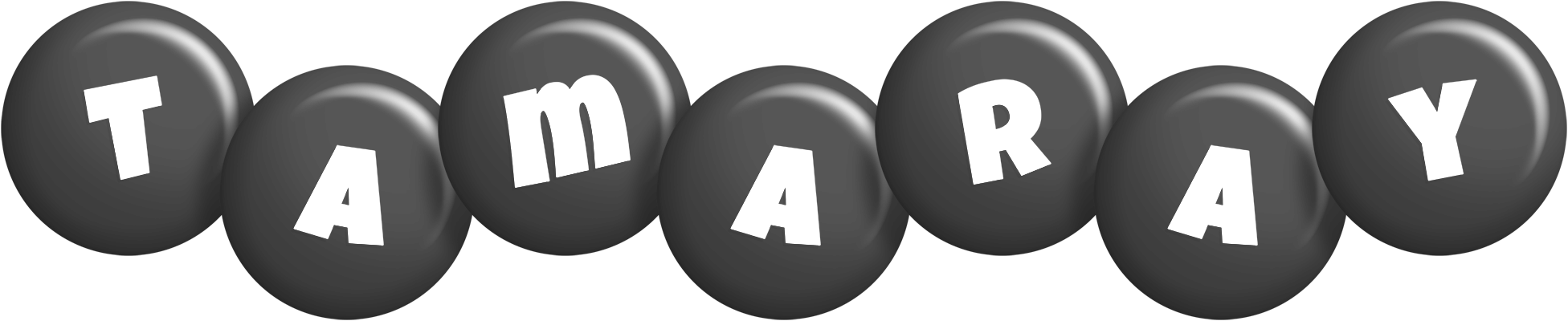 Tamaray candy-black logo