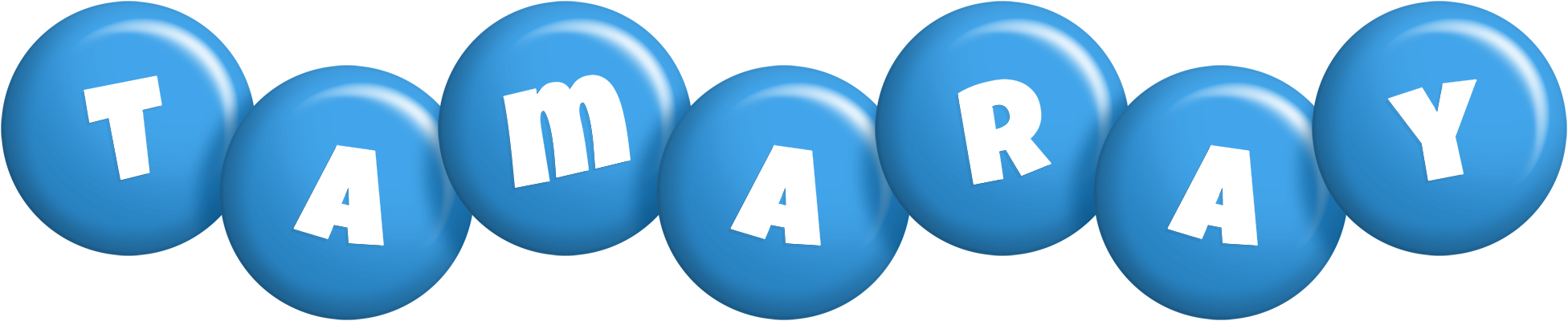Tamaray candy-blue logo