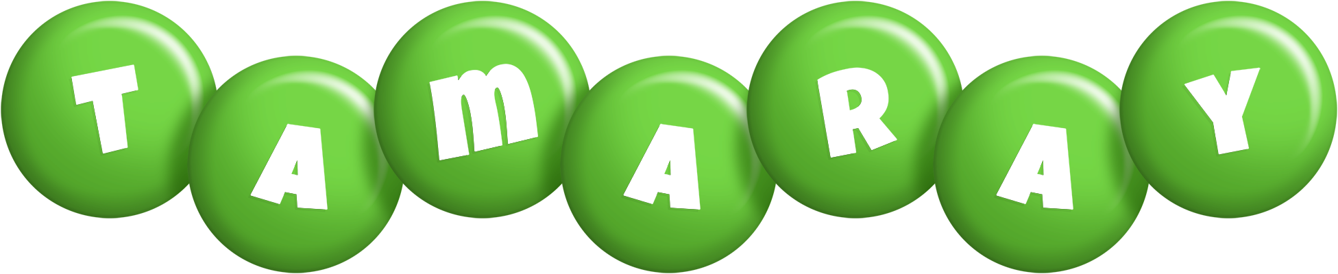 Tamaray candy-green logo