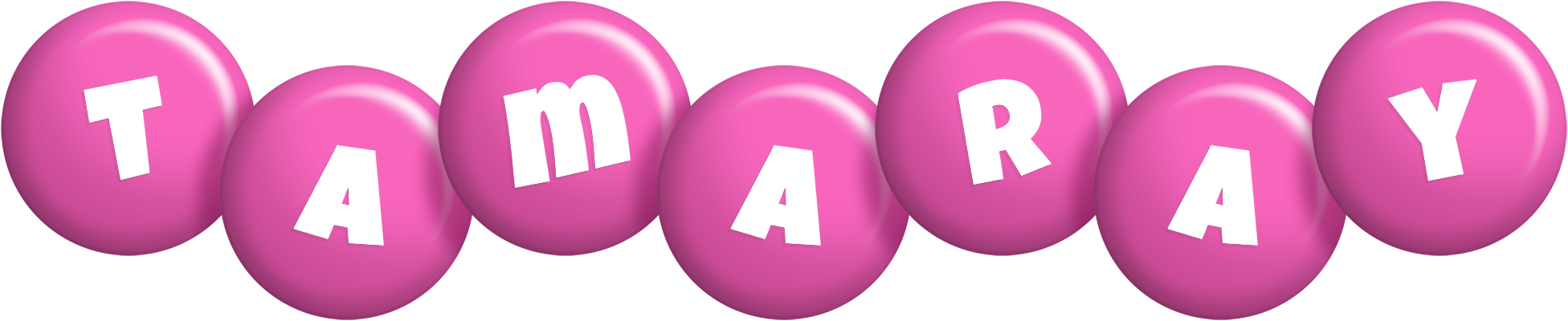 Tamaray candy-pink logo