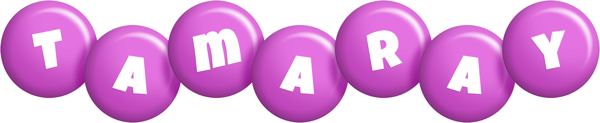 Tamaray candy-purple logo