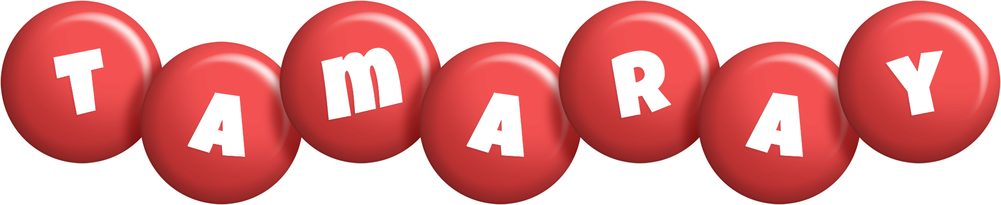 Tamaray candy-red logo
