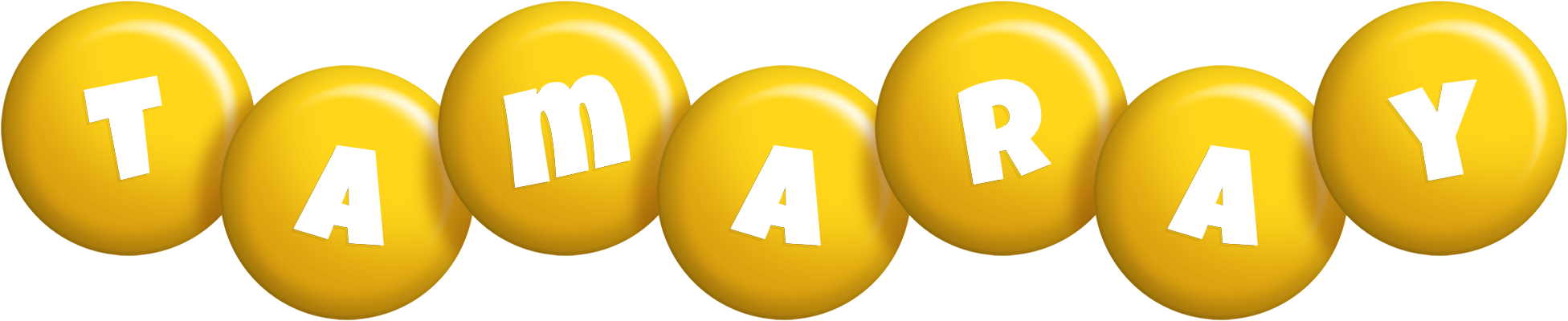 Tamaray candy-yellow logo