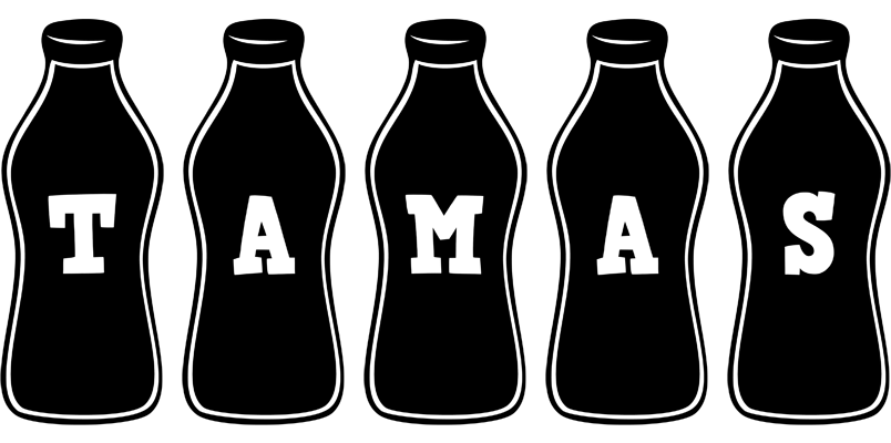 Tamas bottle logo
