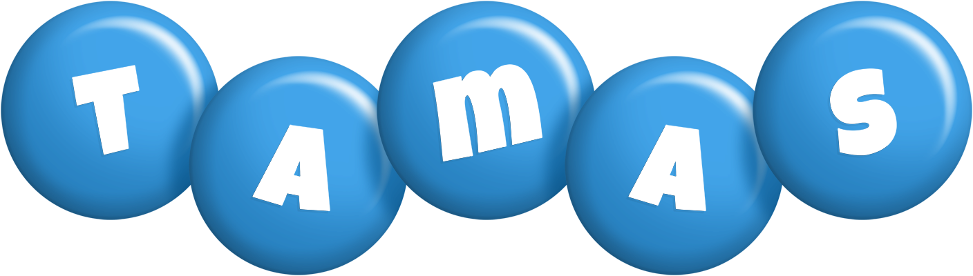 Tamas candy-blue logo