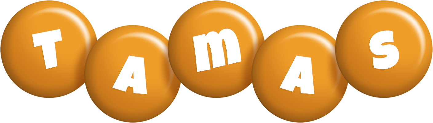 Tamas candy-orange logo