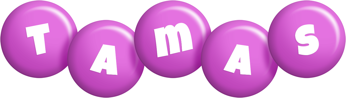 Tamas candy-purple logo