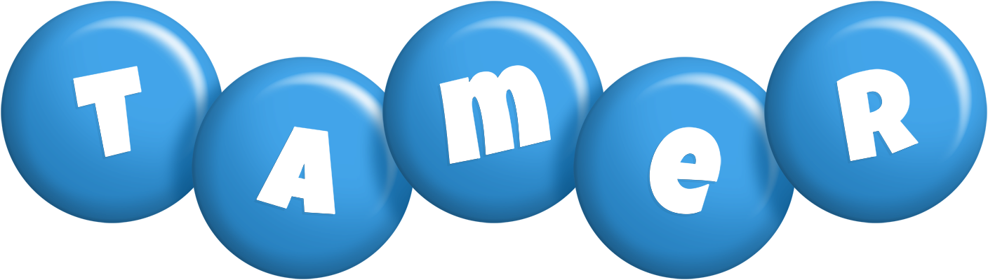 Tamer candy-blue logo