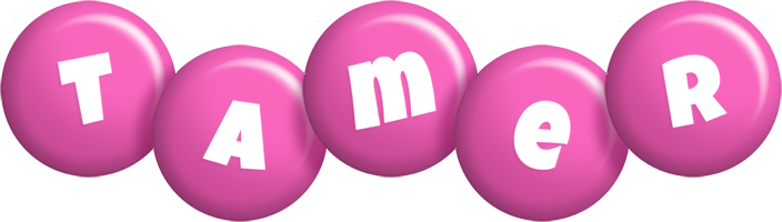 Tamer candy-pink logo