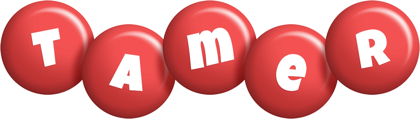 Tamer candy-red logo