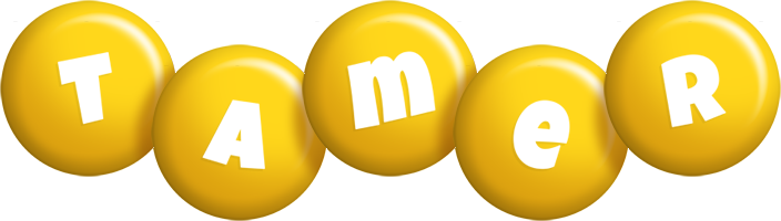 Tamer candy-yellow logo