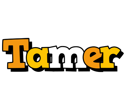 Tamer cartoon logo