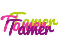 Tamer flowers logo