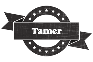 Tamer grunge logo