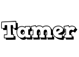 Tamer snowing logo