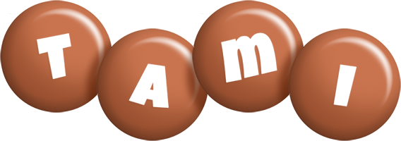 Tami candy-brown logo