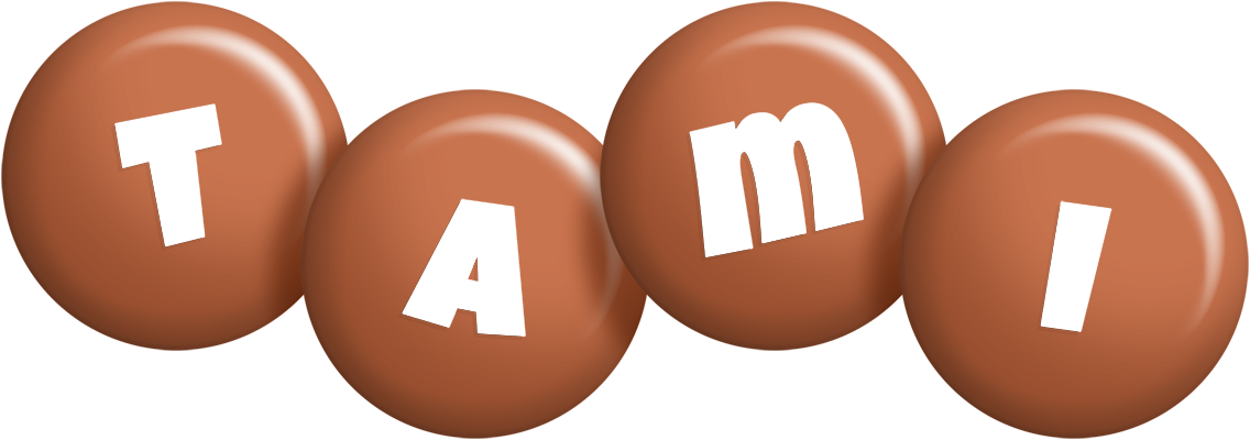 Tami candy-brown logo