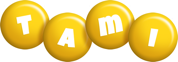 Tami candy-yellow logo