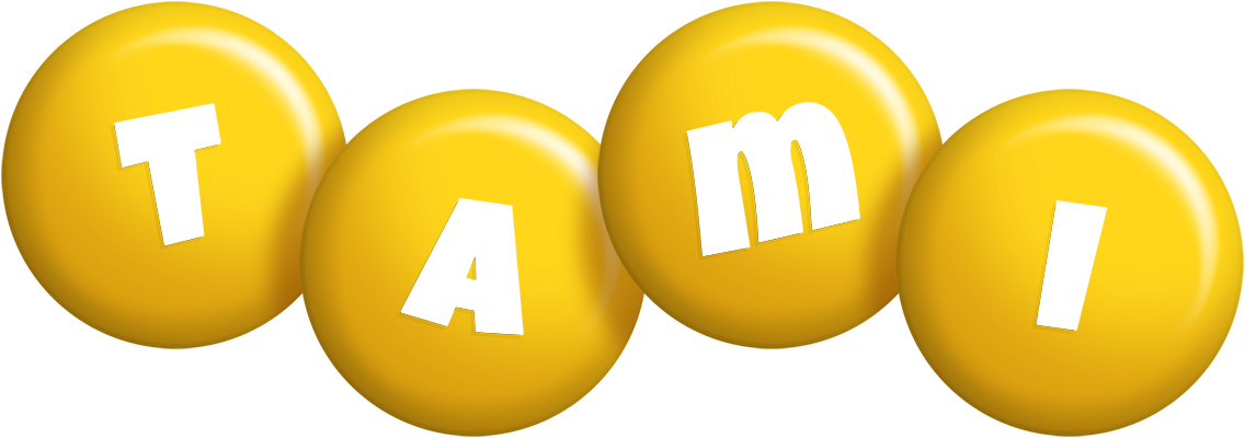 Tami candy-yellow logo