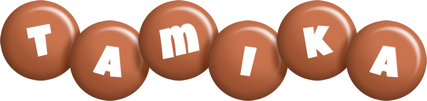 Tamika candy-brown logo