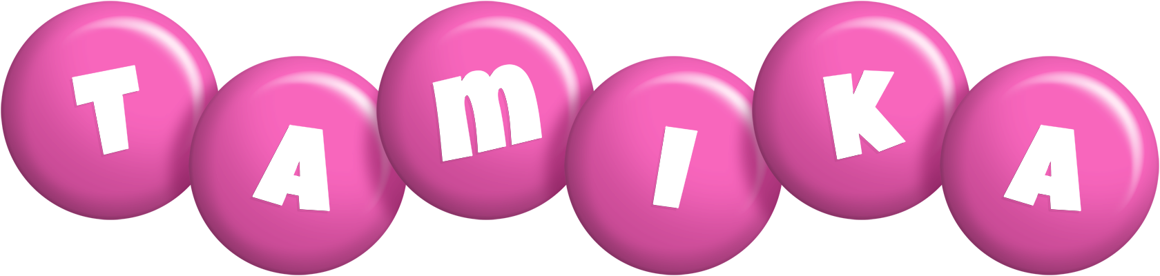 Tamika candy-pink logo