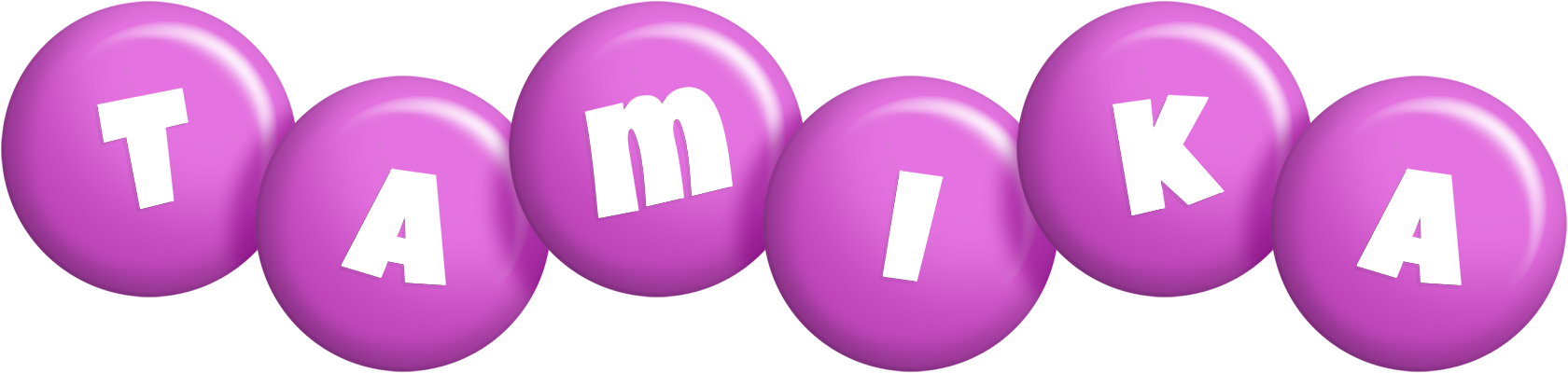 Tamika candy-purple logo