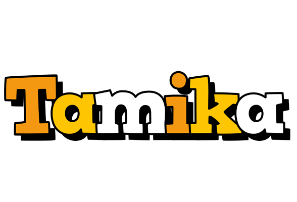 Tamika cartoon logo