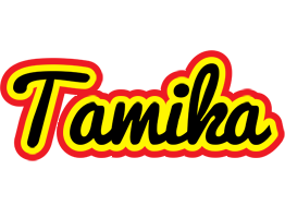 Tamika flaming logo