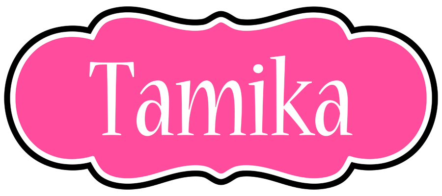 Tamika invitation logo