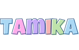 Tamika pastel logo