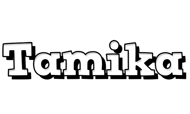 Tamika snowing logo