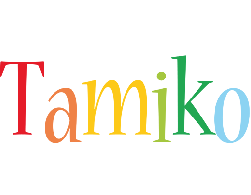 Tamiko birthday logo