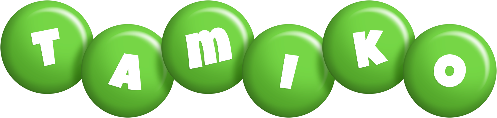 Tamiko candy-green logo