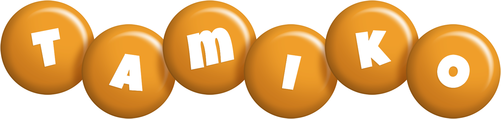 Tamiko candy-orange logo
