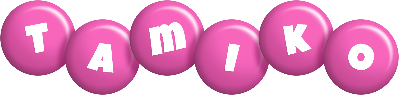 Tamiko candy-pink logo