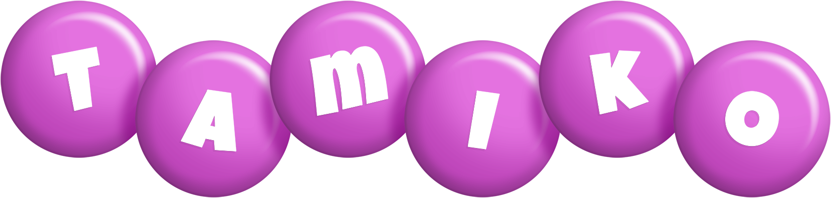 Tamiko candy-purple logo