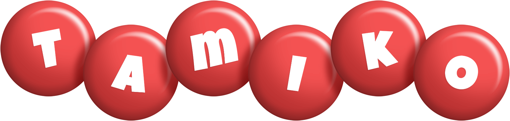 Tamiko candy-red logo