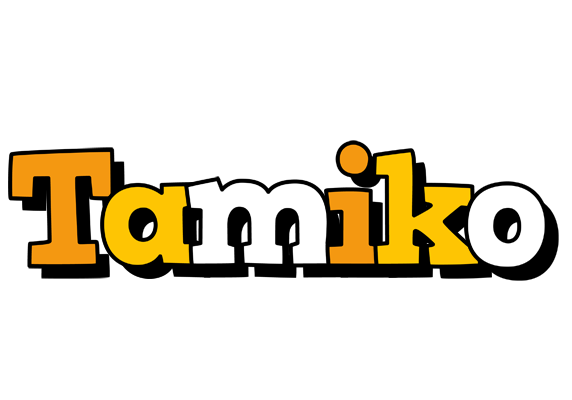 Tamiko cartoon logo