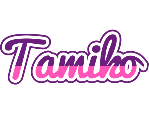 Tamiko cheerful logo