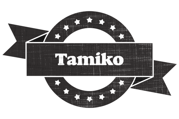 Tamiko grunge logo