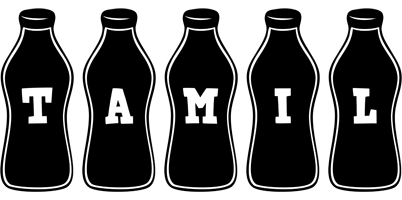 Tamil bottle logo