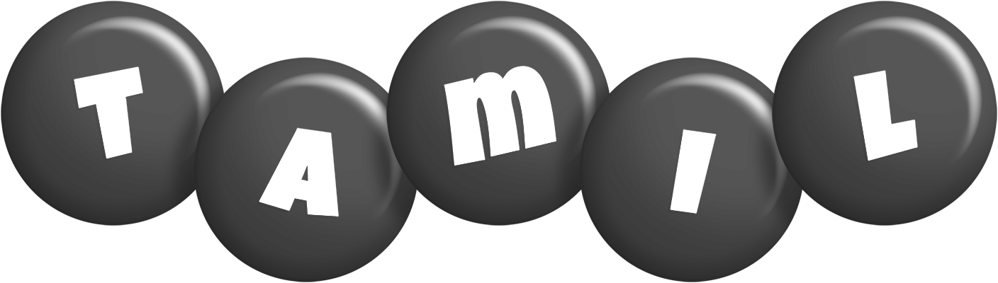 Tamil candy-black logo