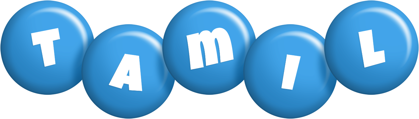 Tamil candy-blue logo